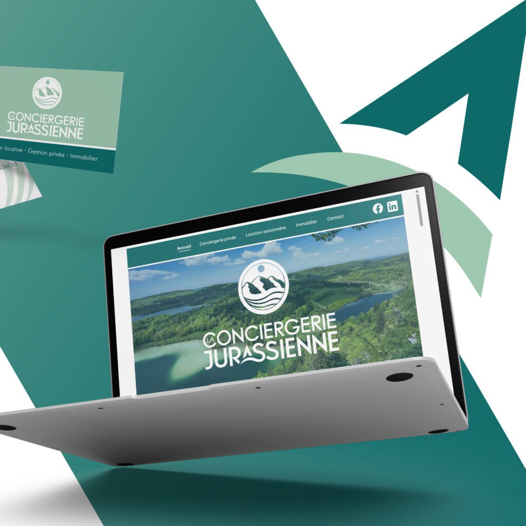 création d'une identité visuelle pour <br>LA CONCIERGERIE JURASSIENNE