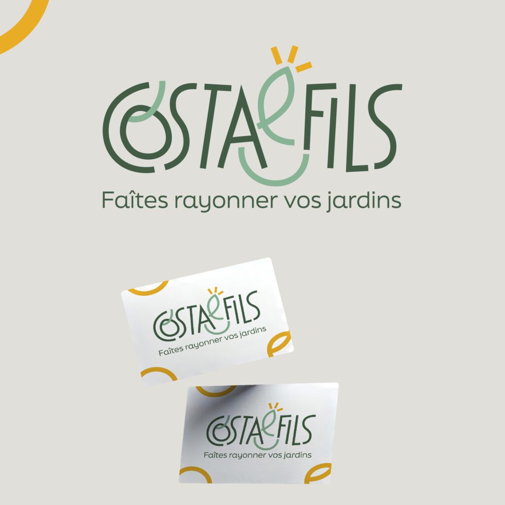 création d'une identité visuelle pour Costa & Fils